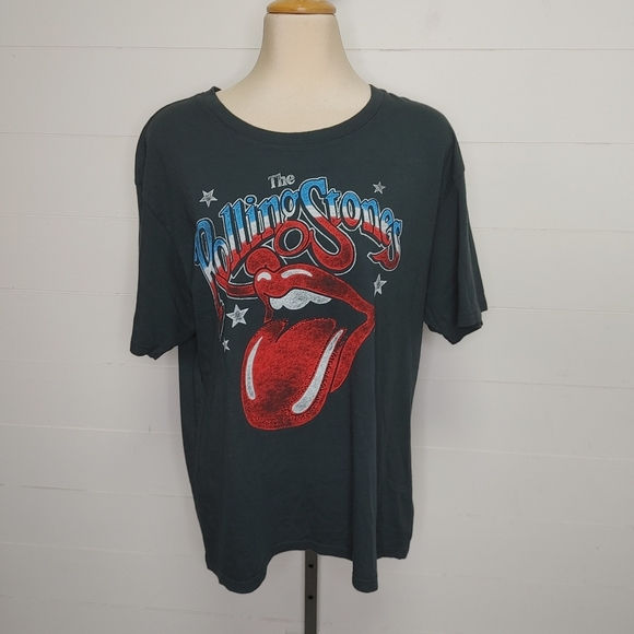 Free People Daydreamer Rolling Stones Tee Size L - Picture 3 of 11
